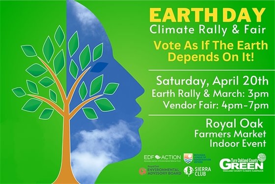 Earth Day Event Invite April 20th 