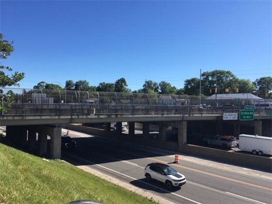11 Mile Road I75 Bridge Picture