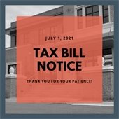 Tax Bill Notice Flyer