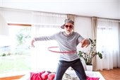 Man Hula Hooping Picture