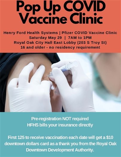 Covid Vaccine Clinic Flyer