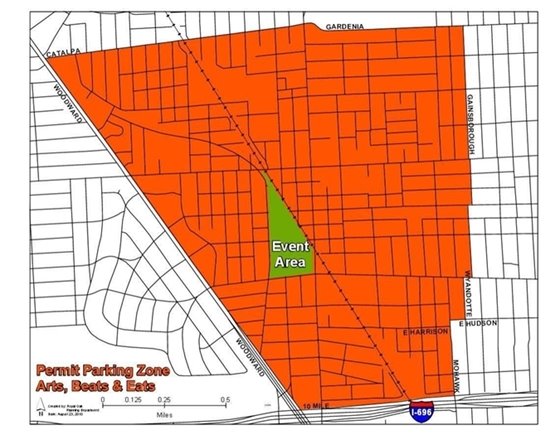 Parking Permit Zone Map