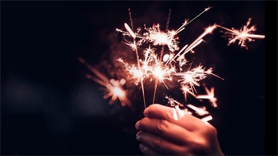 Fireworks Being Held by Person Picture