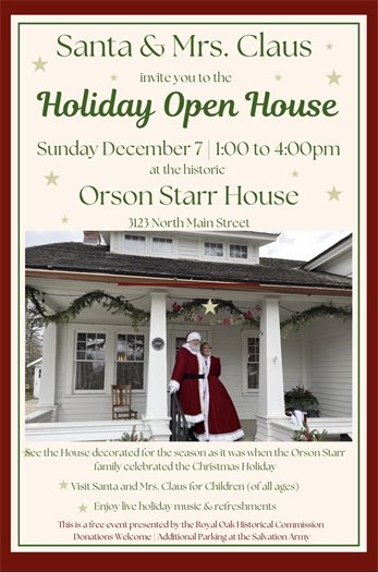 Orson Starr House Open House