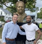 Mayor Fournier and Austen Brantley