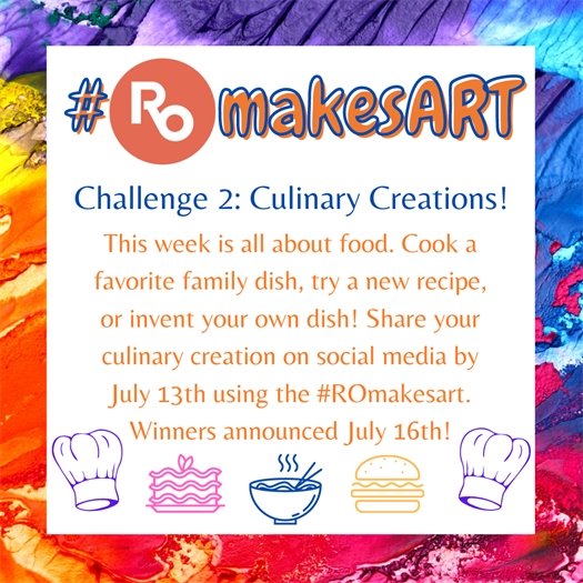 RO Makes Art Week 2 Flyer