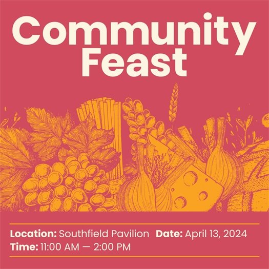 Make Food Not Waste Community Feast Invite 