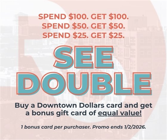 See Double! Buy one, get one!